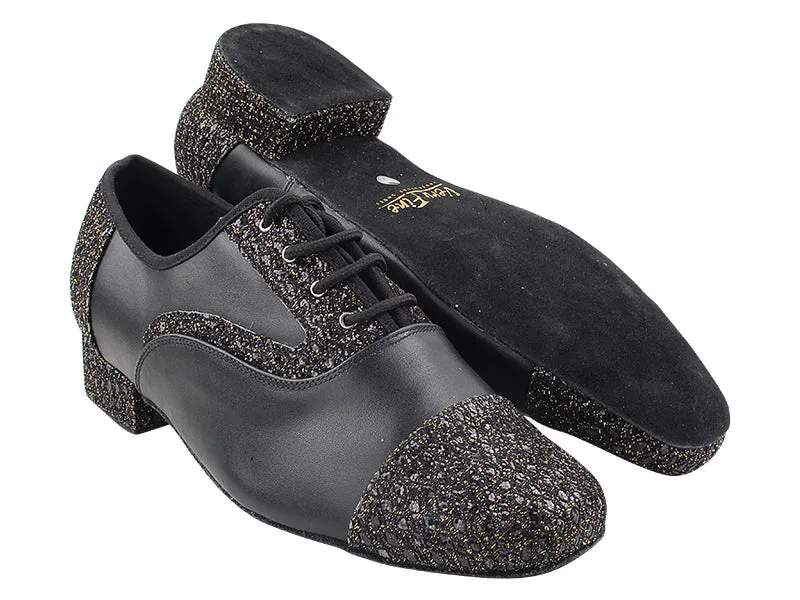 916102 277 Black_Gold Sparkle_F_B_Black Leather_M