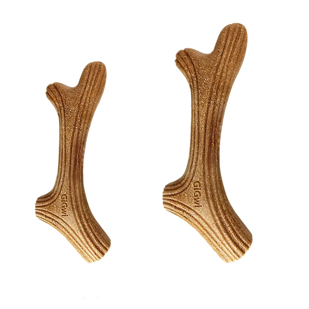 Durable Wooden Deer Antler Dog Chew Toy