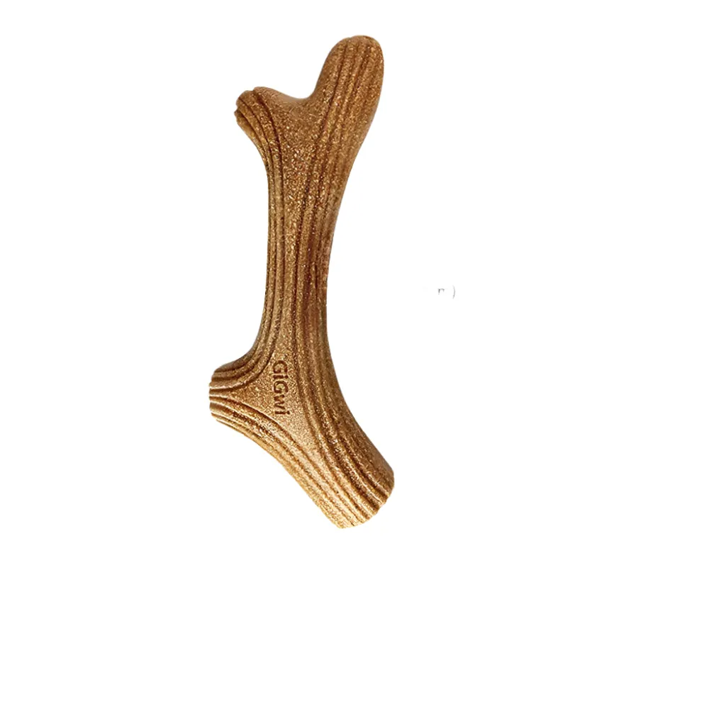 Durable Wooden Deer Antler Dog Chew Toy