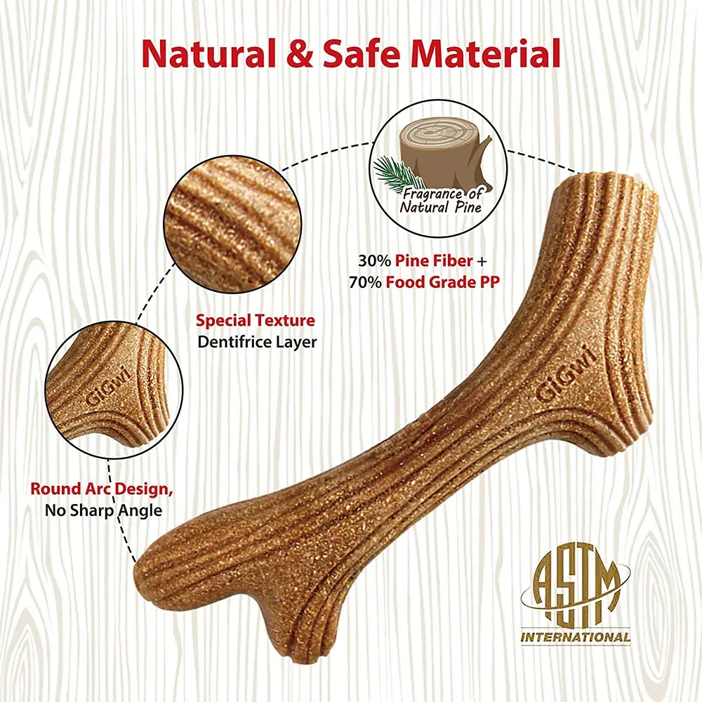 Durable Wooden Deer Antler Dog Chew Toy