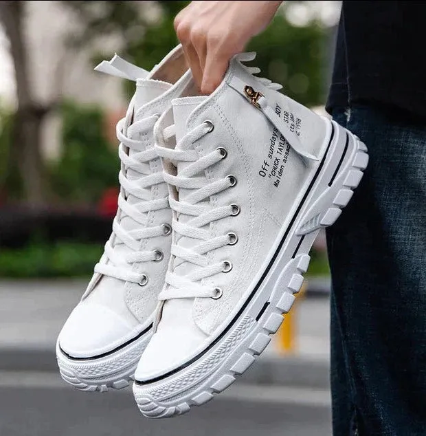 Hugo - Hochgeschnittene Canvass-Schuhe