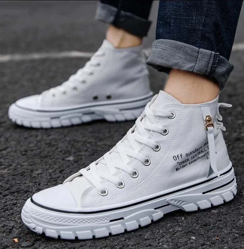 Hugo - Hochgeschnittene Canvass-Schuhe