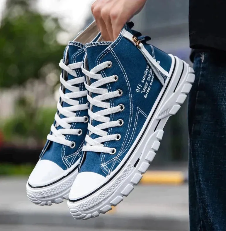 Hugo - Hochgeschnittene Canvass-Schuhe