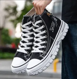 Hugo - Hochgeschnittene Canvass-Schuhe
