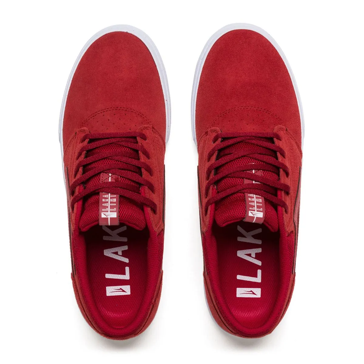 Lakai Griffin Skate Shoes - Red/Reflective
