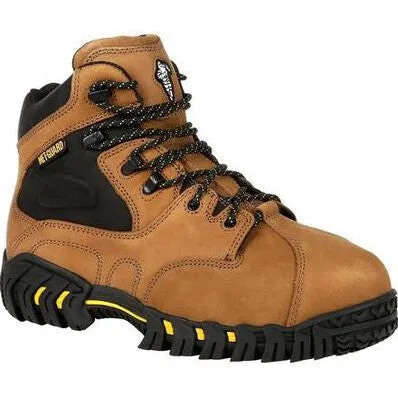 Michelin Men's 6" Steel Toe Internal Metguard Work Boot - Brown - XPX763