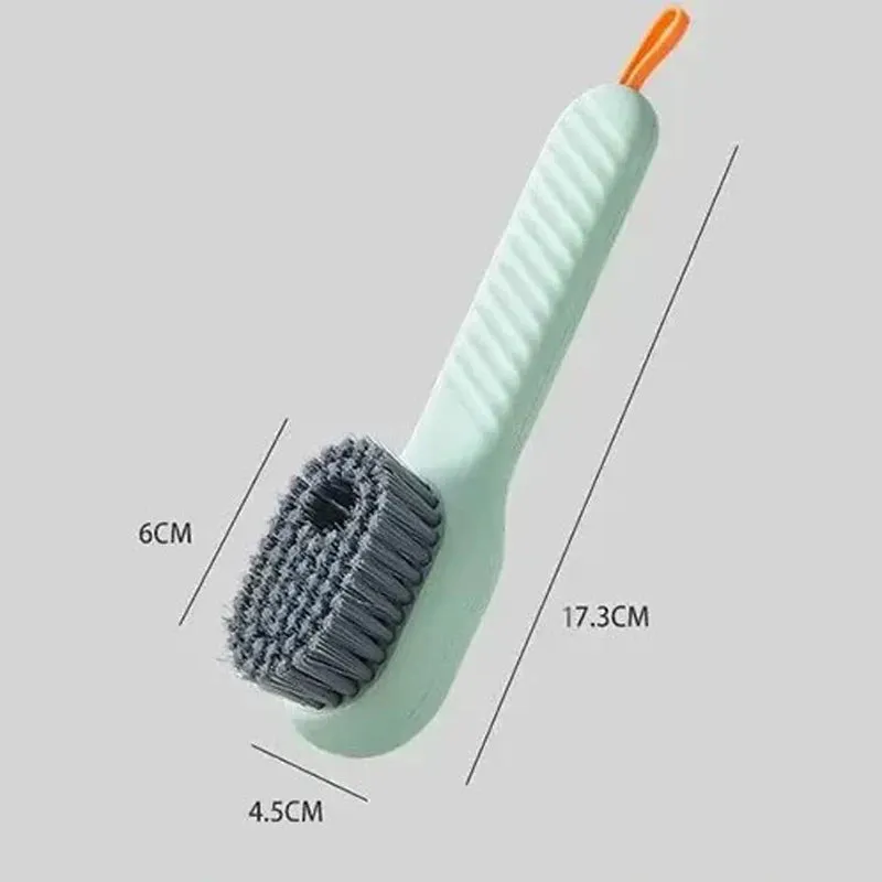 Multifunctional Shoe Cleaning Brush – Soft Automatic Liquid Brush with Long Handle & Hook