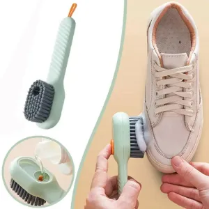 Multifunctional Shoe Cleaning Brush – Soft Automatic Liquid Brush with Long Handle & Hook