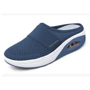 Orthopedic diabetic walking shoes with air cushion and anti-slip function
