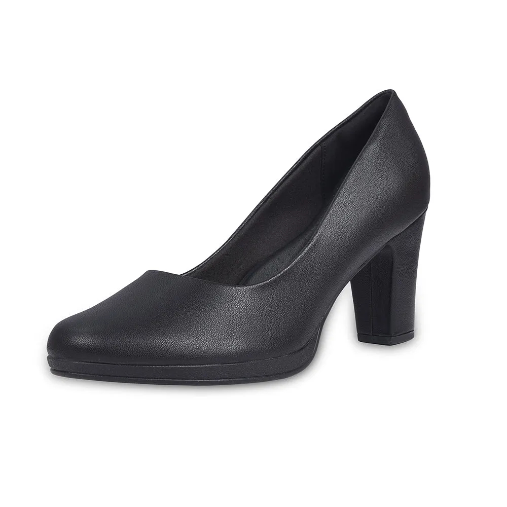 Piccadilly Crew Shoes - Black High heel