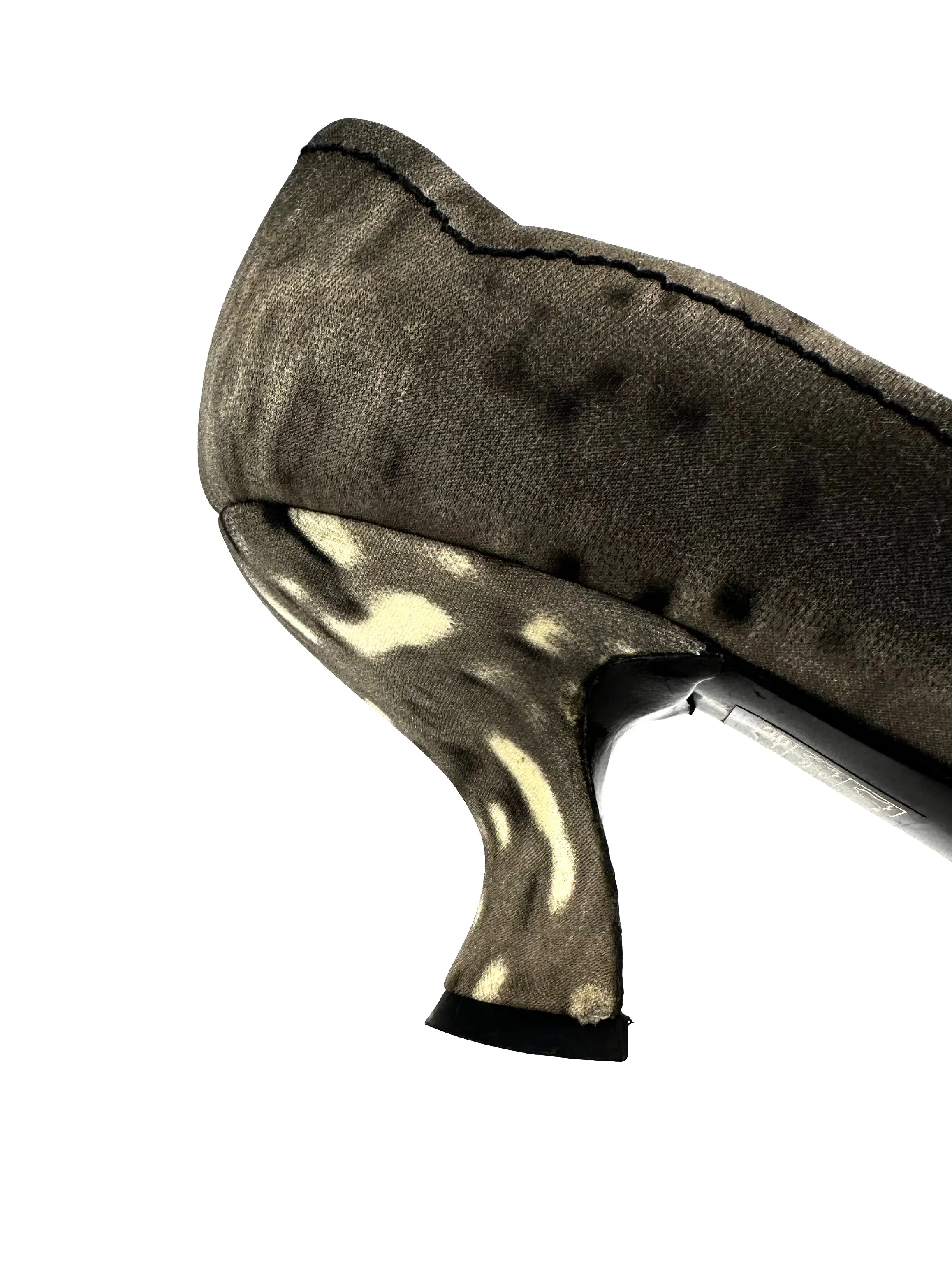 Prada Water Effect Print Heels