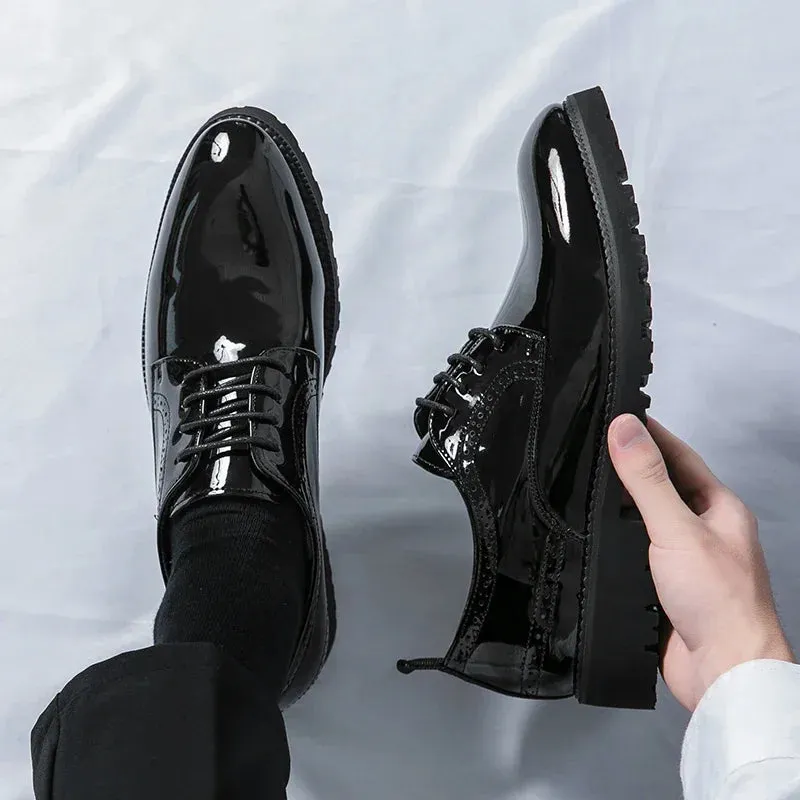 PrestigeWear Herren Derby Schuhe
