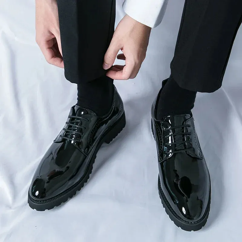 PrestigeWear Herren Derby Schuhe