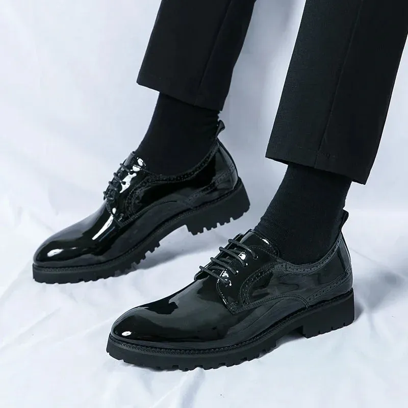 PrestigeWear Herren Derby Schuhe