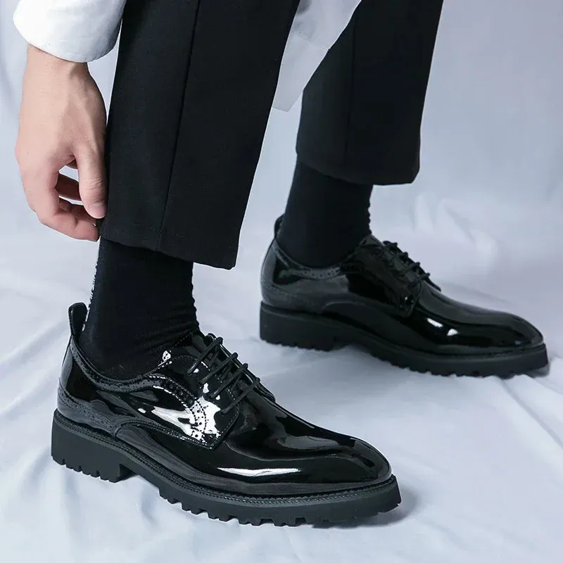 PrestigeWear Herren Derby Schuhe