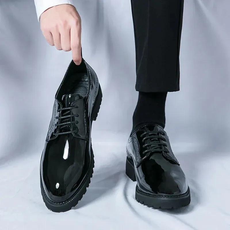 PrestigeWear Herren Derby Schuhe