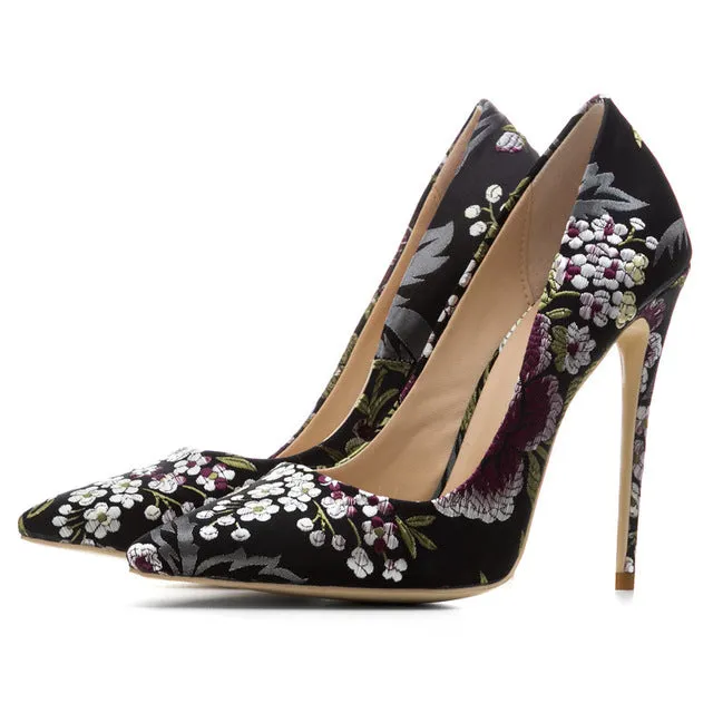 Velvet Pumps