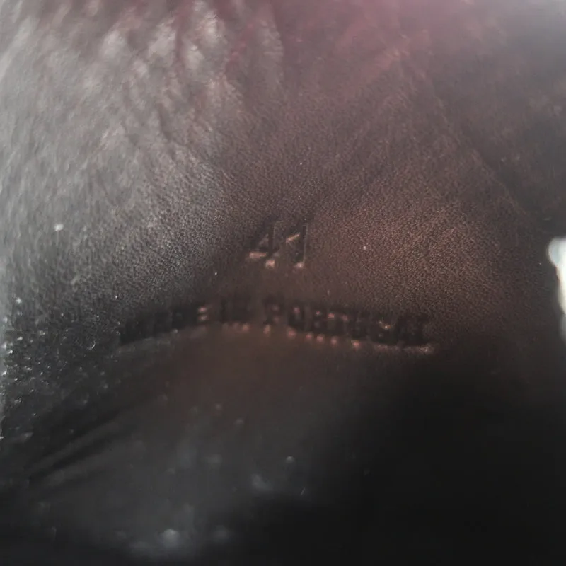WANT Les Essentiels Derby Boots Menara Black Leather Size 41 Wedge Ankle Boots