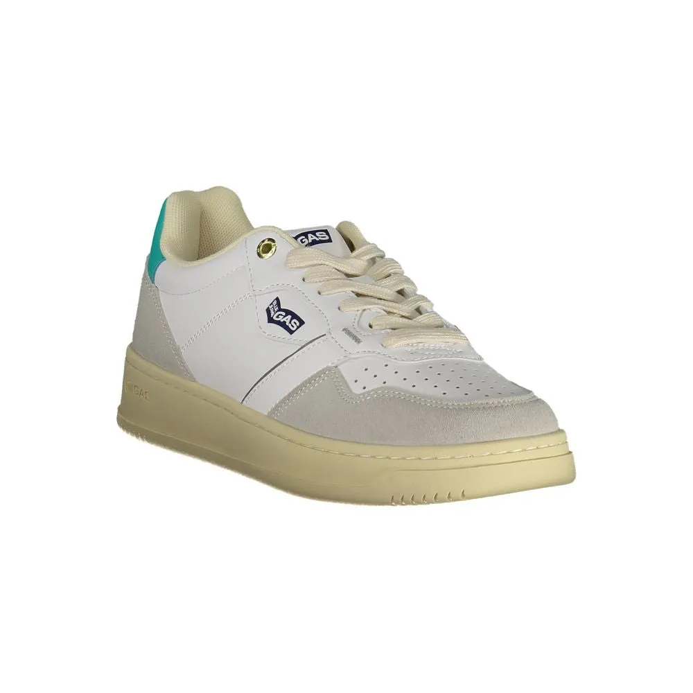 White Artificial Leather Women Sneaker
