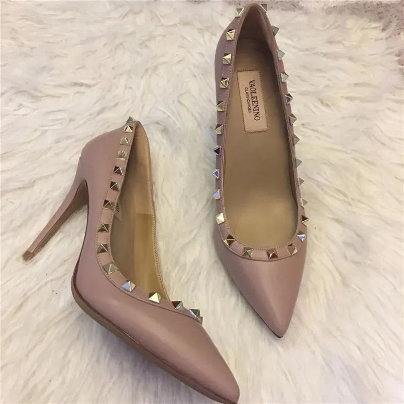 Women's Patent Leather High Heel Shoes