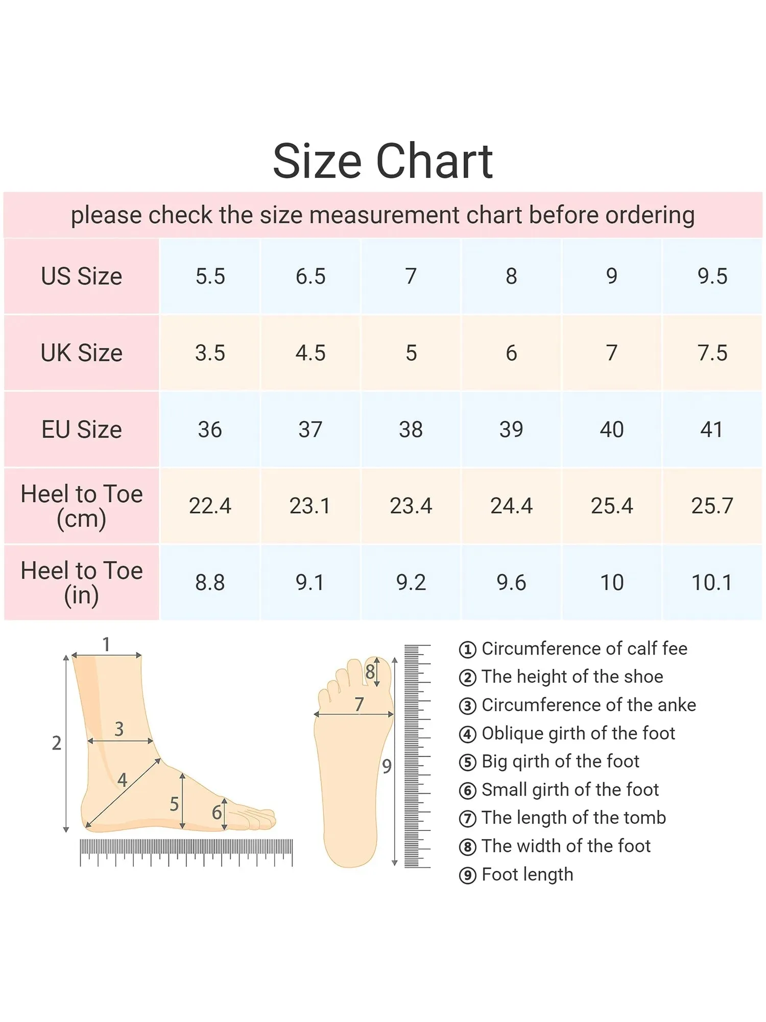 Women'S Relaxed Pointed Toe Block Heel Knee High Boots Red 5.5