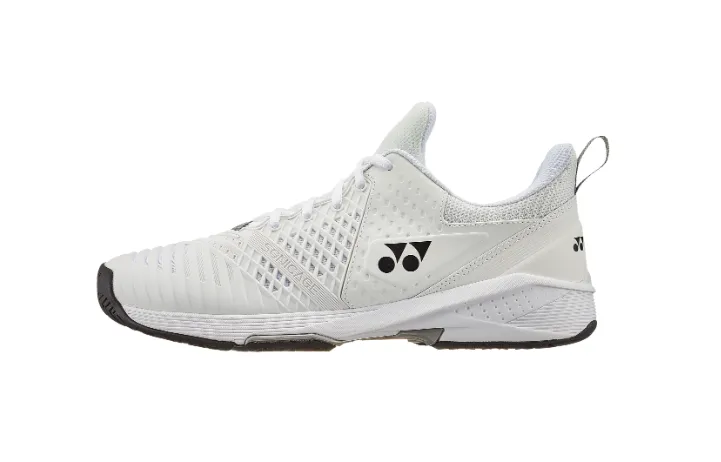 Yonex Men's Sonic Cage 3 Wide All Court (White)
